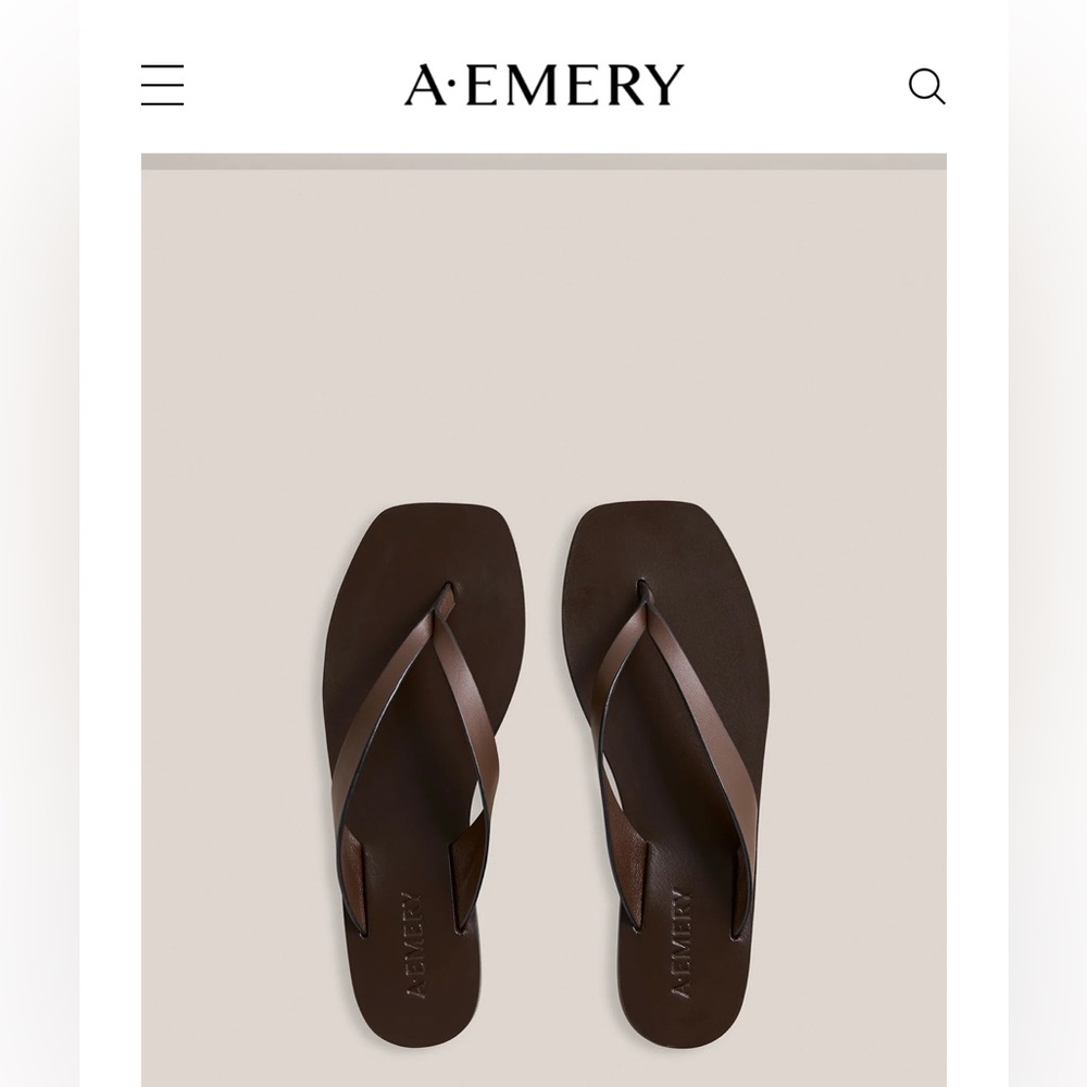 A.Emery Kinto Sandal - Walnut - 37 - NWT
